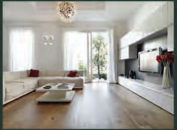 Show home living room — from the Belview Wood brochure