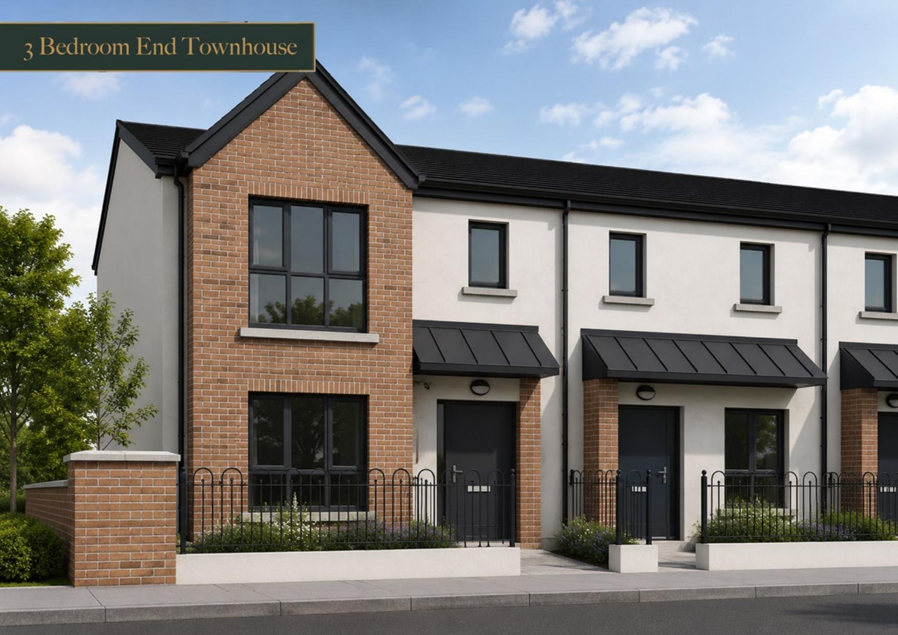 3 bedroom end townhouse at Belview Wood